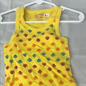 Garanimals Yellow Tank Top with Colorful Shells